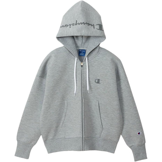 [Champion] Parka Long Sleeve Stretch Thermal WRAP-AIR Script Logo Zip Hooded Sweatshirt Women's Sports CW-YS101