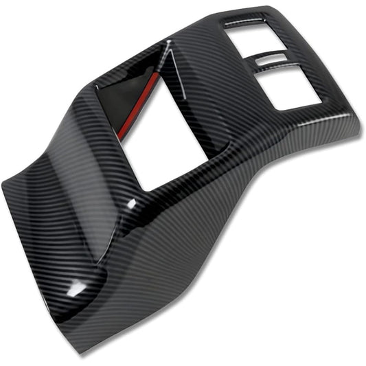 YOURS: T33 Series X-TRAIL Exclusive Rear Air Conditioner Cover Garnish [1PCS] [Color: Carbon Pattern] Exclusive Design Easy Installation NISSAN Nissan X-TRAIL T33 Custom Parts Accessories Dress Up y407-053 [2] S