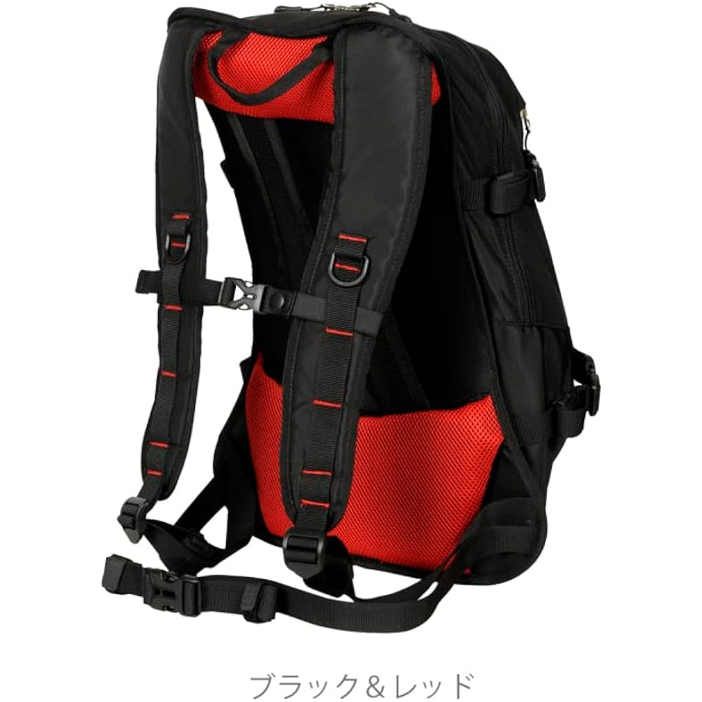 [Flagship] Bike Active Backpack Black & Red Free FB-855