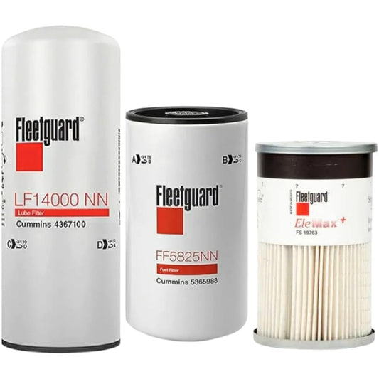 Genuine FLEETGUARD -Cummins Filtration LF14000NN -FF5825NN -FS19763 For Fleet Guard Filter Kit Camins