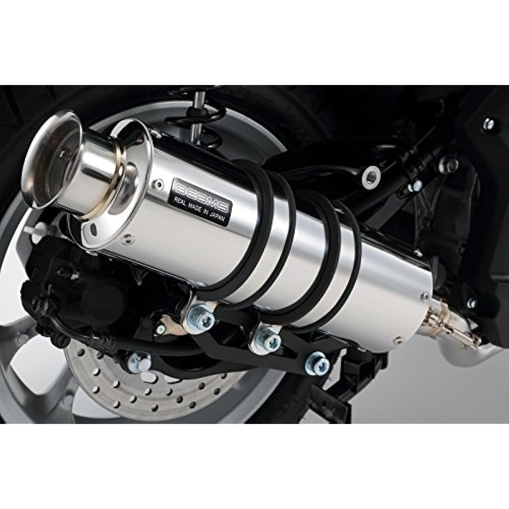 BEAMS N-MAX SS300 Sonic SP Muffler, Stainless Steel, G244-07-000