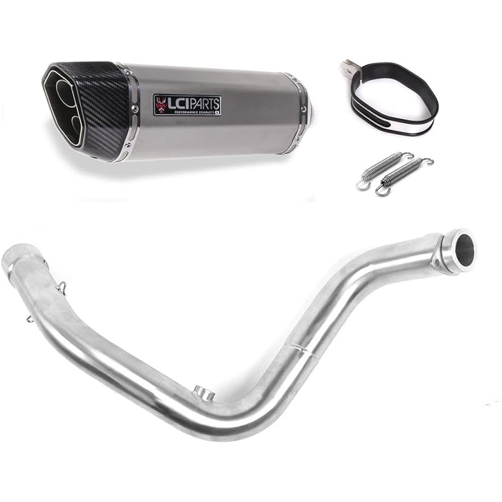 G310R G310GS 2016-2024 LCIPARTS Twin End Stainless Full Exhaust Muffler