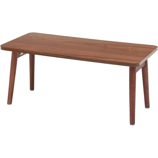 Hagiwara Low Table Folding Slim [Uses American Walnut] Brown Finished Product Width 80 MT-6280BR