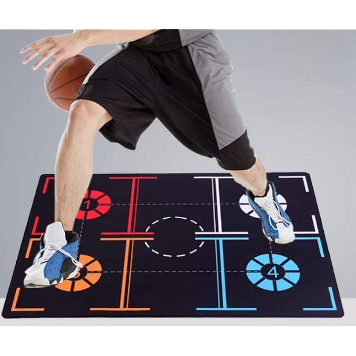 Ms.0 Basketball Training 2023Reduces the burden on the knees, thicker mat type dribbling practice mat basketball exercise slam dunk