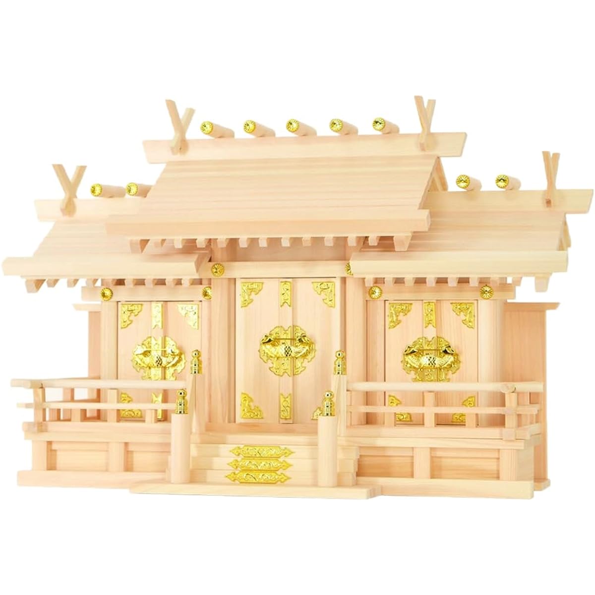 Kamidanno Takumi Kamidanoki Sanja-zukuri, Low Floor, Kenshin, Extra Small Size; Size (H x W x D): 14.2 x 16.1 x 8.7 inches (36 x 41 x 22 cm); Made in Japan; Hinoki Cloud, Sansha Bill, Stylish,