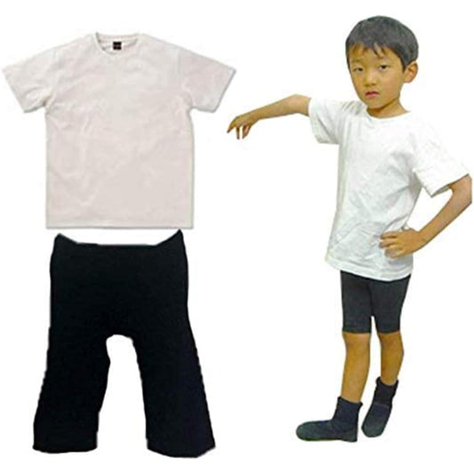 Ballet boys 2-piece (T-shirt + 3/4 length spats) starter set