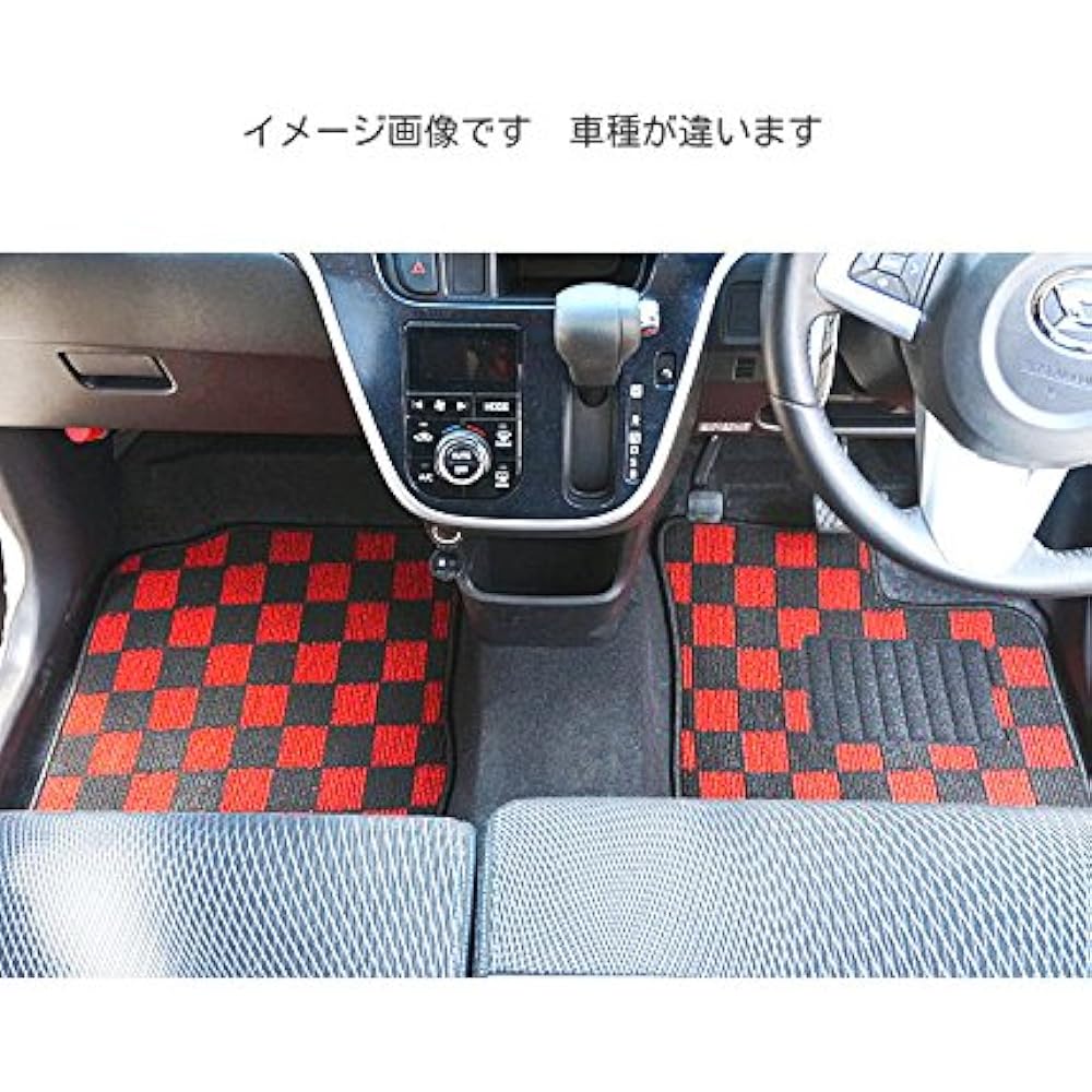 Car floor mat Nissan Silvia S15 series check red black D0-K8PO-EURI D0-K8PO-EURI