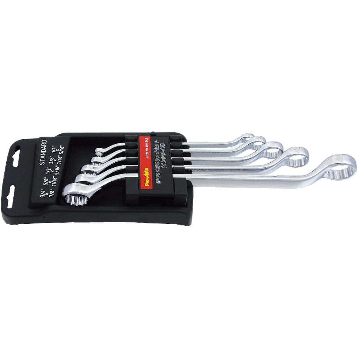 Suekage Tool Pro-Auto 5-Piece Box Wrench Set (inch) BW-5AS