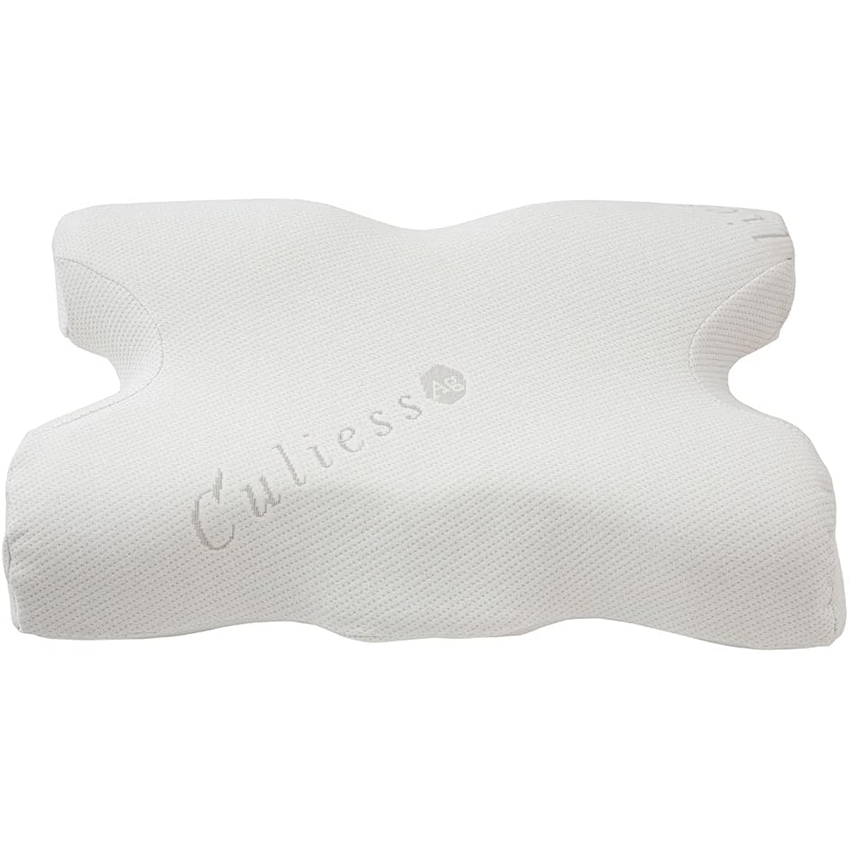 [Genuine French Bed Product] Pillow White 41cm long x 56cm wide ``Sea turtle pillow with a unique silhouette that helps you relax'' Curies Ag spec cover that stays clean while lying comfortably Height adjustable 360296000
