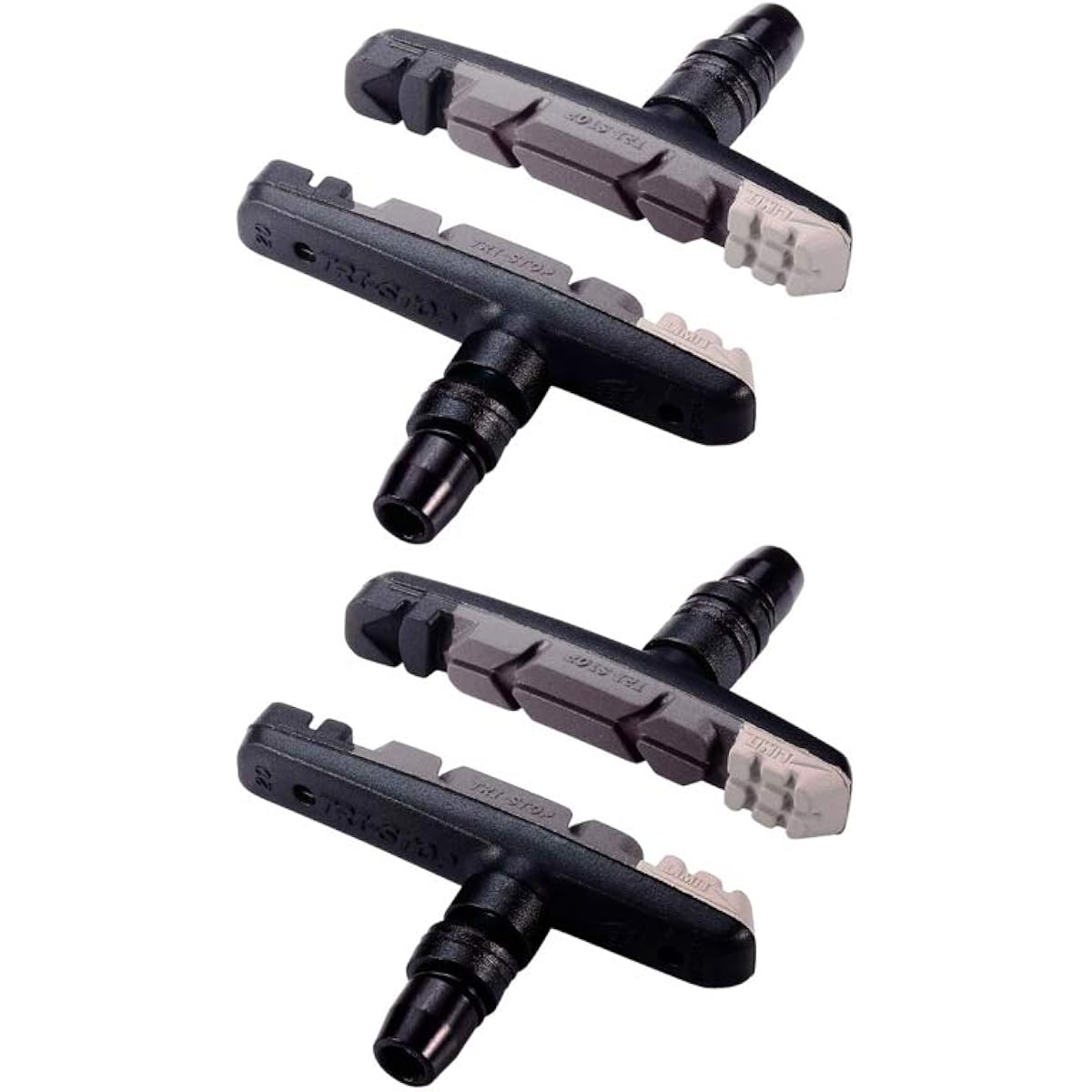 BBB V Brake Shoe Try Stop BBS-16 Front and Rear Pair Compatible with Shimano, For Mountain Bikes/Cross Bikes