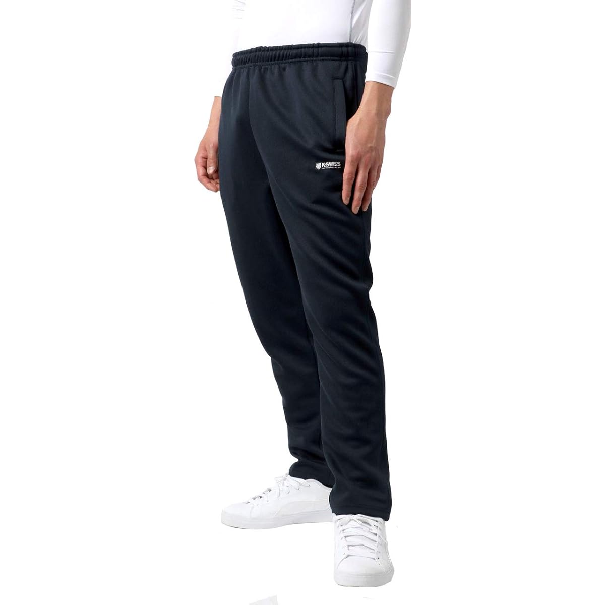 [Keith] Jersey Men's Father's Day Gift Pants Long Pants Sportswear Training Running Wear Jersey Pants Sweat Absorbent Quick Drying UV Protection Navy Large Size LL