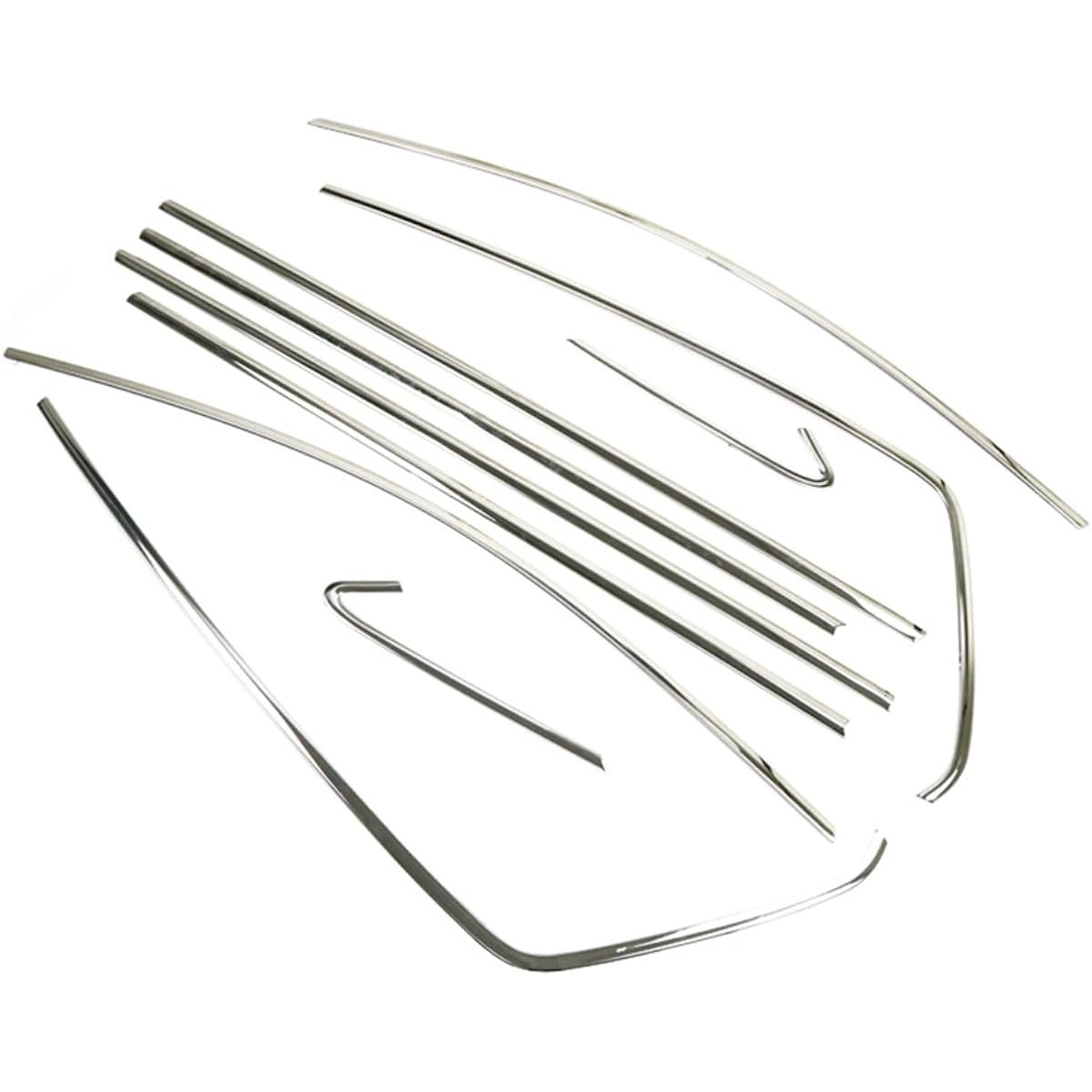 Window Mall Pillar Free Pack of 10 Stainless Steel Glossy Cover Rim "Volkswagen Golf 7 Golf 7.5 VW Golf 7 20142018 " To [High Flying]