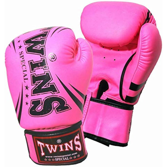 Twins Boxing Gloves PU Leather DM31 Pink
