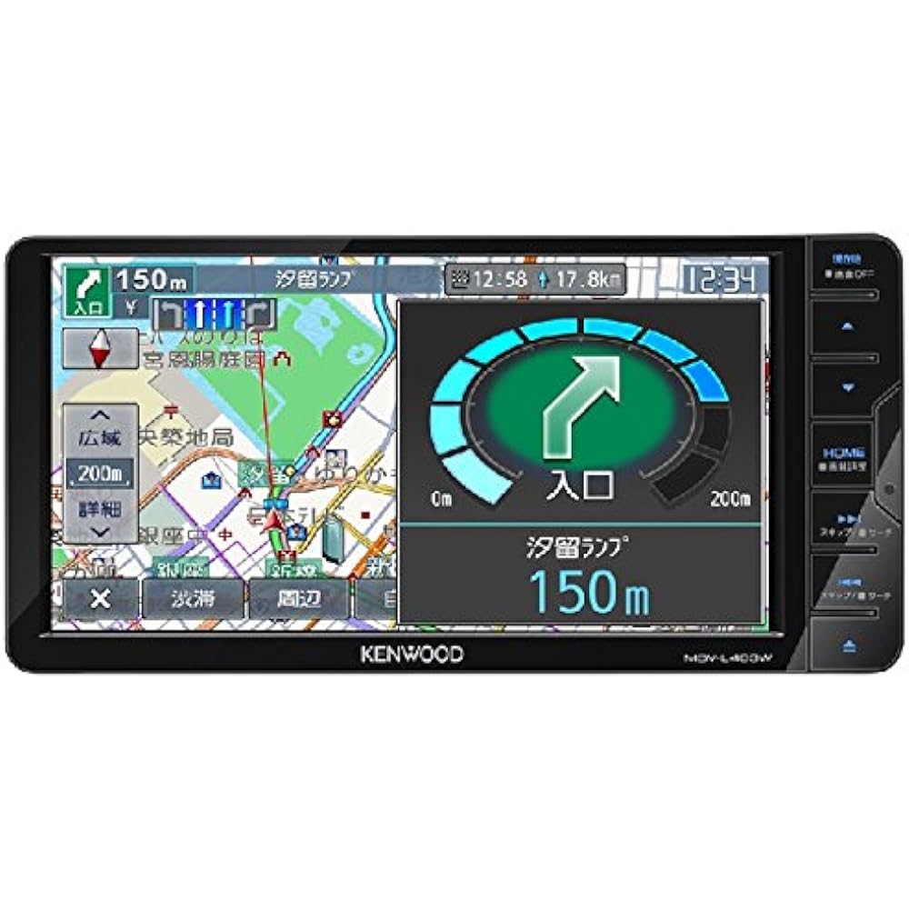 KENWOOD Car Navigation Saisoku Navi MDV-L403W