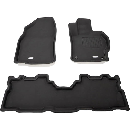 Clazzio Floor Mat 3D Type Set for 1 Prius α/Mevius H23/5~ 5 Seater NEW Rubber Type Black ET-0128 [5EETB0128K]