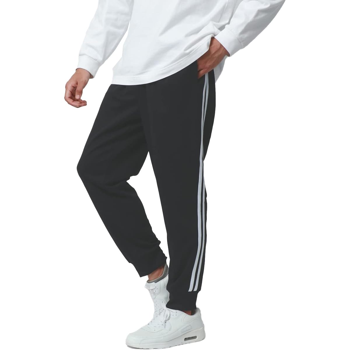[CCL] Men's Jersey Bottom Jogger Pants M-4L 2 Line Slim Jersey Pants Bottom Room Wear Loungewear