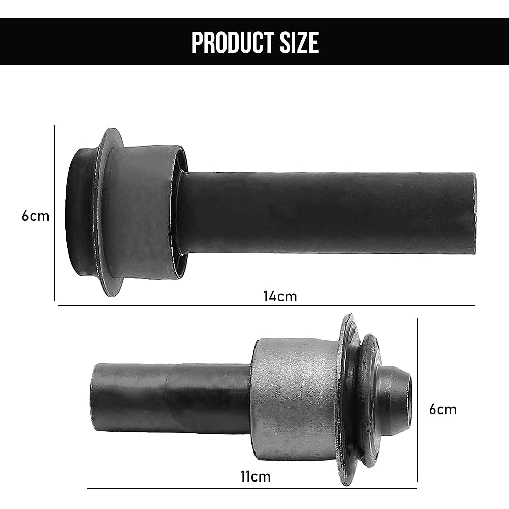 Body Bushing Engine Cradle Subframe Cross Member 08-15 Nissan Rogue Juke Leaf Extra Renault Coles Front Rear left and right (set of 4)