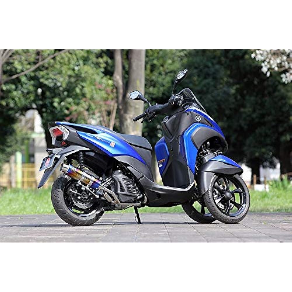 Special Parts Tadao (SP TADAO) Power Box Full Exhaust S Titanium Blue Tricity 155 TR1-PB-02