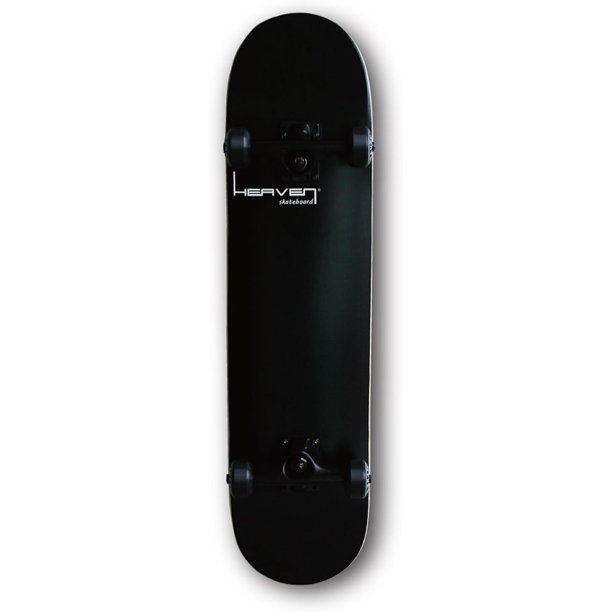 Skateboard Vitamin 31×8 HEAVEN PERFECT VITAMIN SKATE COMPLETE Reliable size for beginners to advanced users All-round size Canadian Maple Skateboard Complete Skateboard Finished Product Outlet (BLACK)