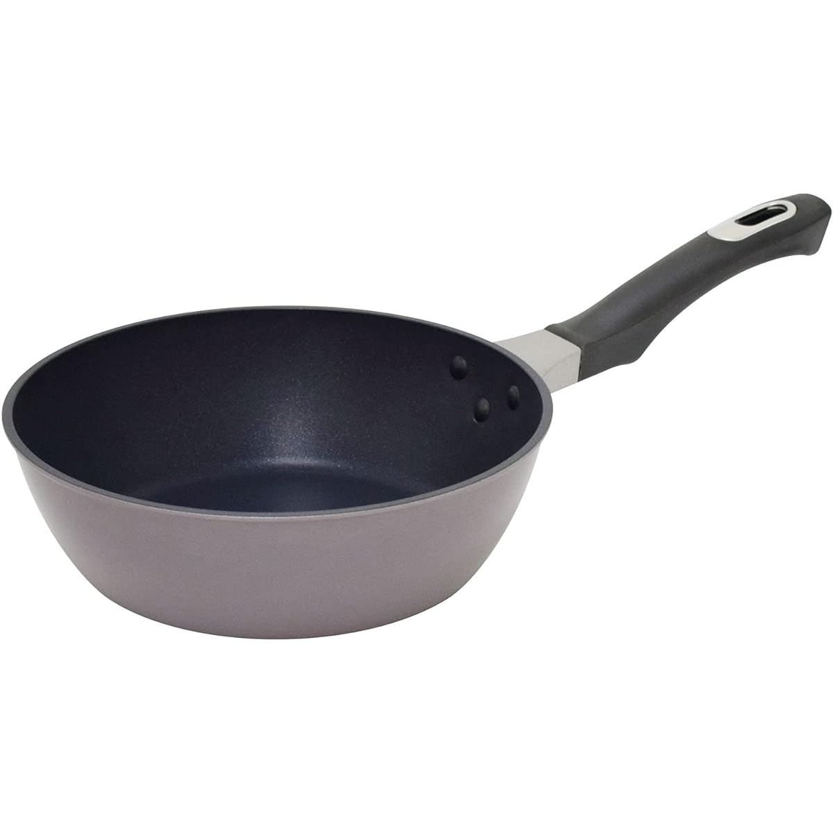 Urushiyama Metal Industry Made in Japan Deep Frying Pan 22cm UMIC Majesta - IH PFOA Free