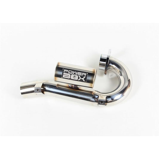 Special Parts Tadao (SP TADAO) Exhaust Pipe POWER BOX PIPE2 Stainless Steel Polished Finish WR250R(JBK-DG15J) WR250X(JBK-DG15J) WR2-PB-02