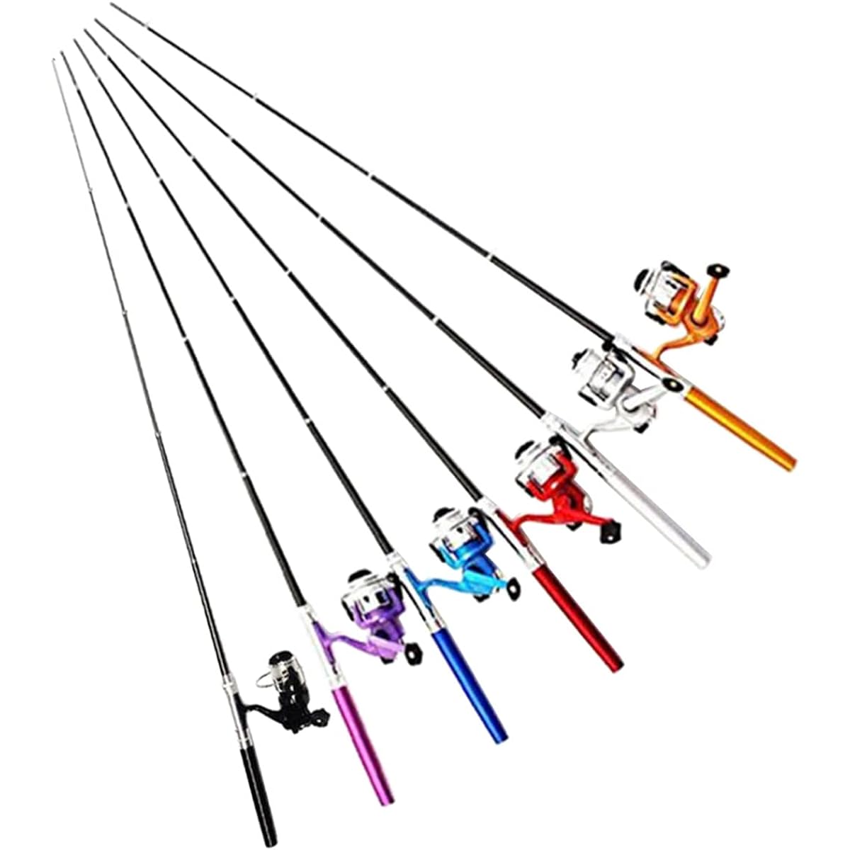 [Olerdo Fishing Gear] Pen-shaped rod & spinning reel set "Tetold B2" <Lightweight and compact pocket fishing rod/closed dimensions: 21cm when extended: approx. 100cm> qb300079