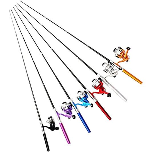 [Olerdo Fishing Gear] Pen-shaped rod & spinning reel set "Tetold B2" <Lightweight and compact pocket fishing rod/closed dimensions: 21cm when extended: approx. 100cm> qb300079