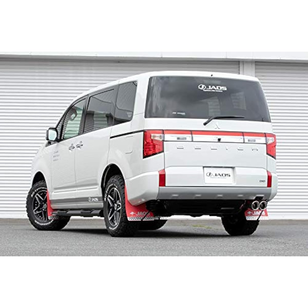 JAOS Mudguard III 1 Front Rear Set Red Delica D:5 (2019.02 - New Diesel (4N16)) B621306F+B621306R