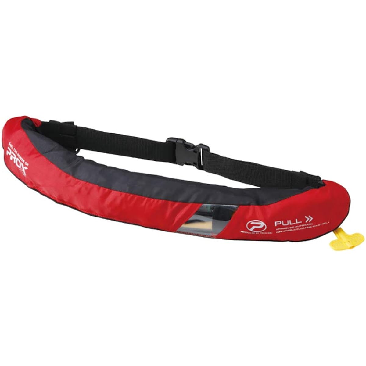 Prox Automatic Inflatable Lifesaving Device Waist Type Certified Product PX032AR Red for Adults