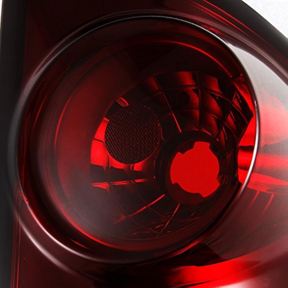 AKKON --Dodge Lamb Track Dark Red Tail Light Brake Lamp Driver Left + Suppira Right Pair replacement set