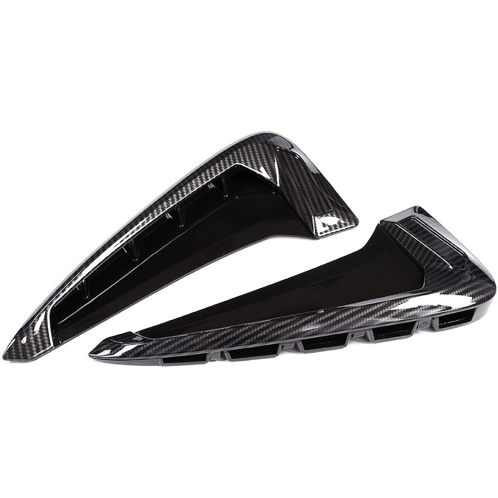 Cars Tyling BMW XDRIVE Emblem X5 F15 X5M F85 14-18 SHARK GILLS Side Fender Vent Mesh Decoration 3D Sticker Grill Automobile Exterior Accessories (Carbon Fiber)