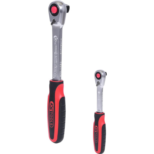 KS TOOLS SlimPOWER Reversible ratchetn set 2 pcs1/4" + 1/2" SlimPOWER Reversible ratchetn set 2 pcs1/4" + 1/2" 920.0002