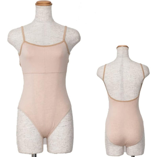 Ballet specialty store Mignon Body Foundation [Made in Japan] Bra cup insertable body fan leotard type underwear 130cm 140cm S M L IN-BFAN01RS