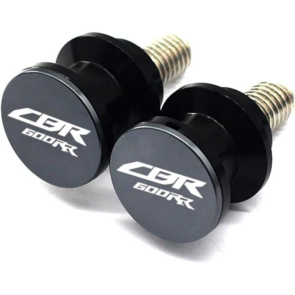 DEMUR Motorcycle CNC Swing Arm Spool Stand Screw Slider Protector CBR600RR Cbr 600rr CBR1000RR Cbr 1000rr 2005-2017 Swing Arm Slider Spool (Size : Titanium CBR600RR)