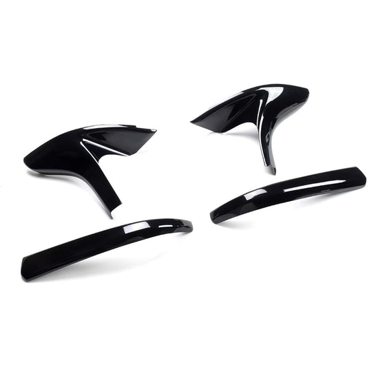 SecondStage Toyota Voxy Noah Esquire 80 Series Door Mirror (Side Mirror) Under Panel Piano Black T379BLK