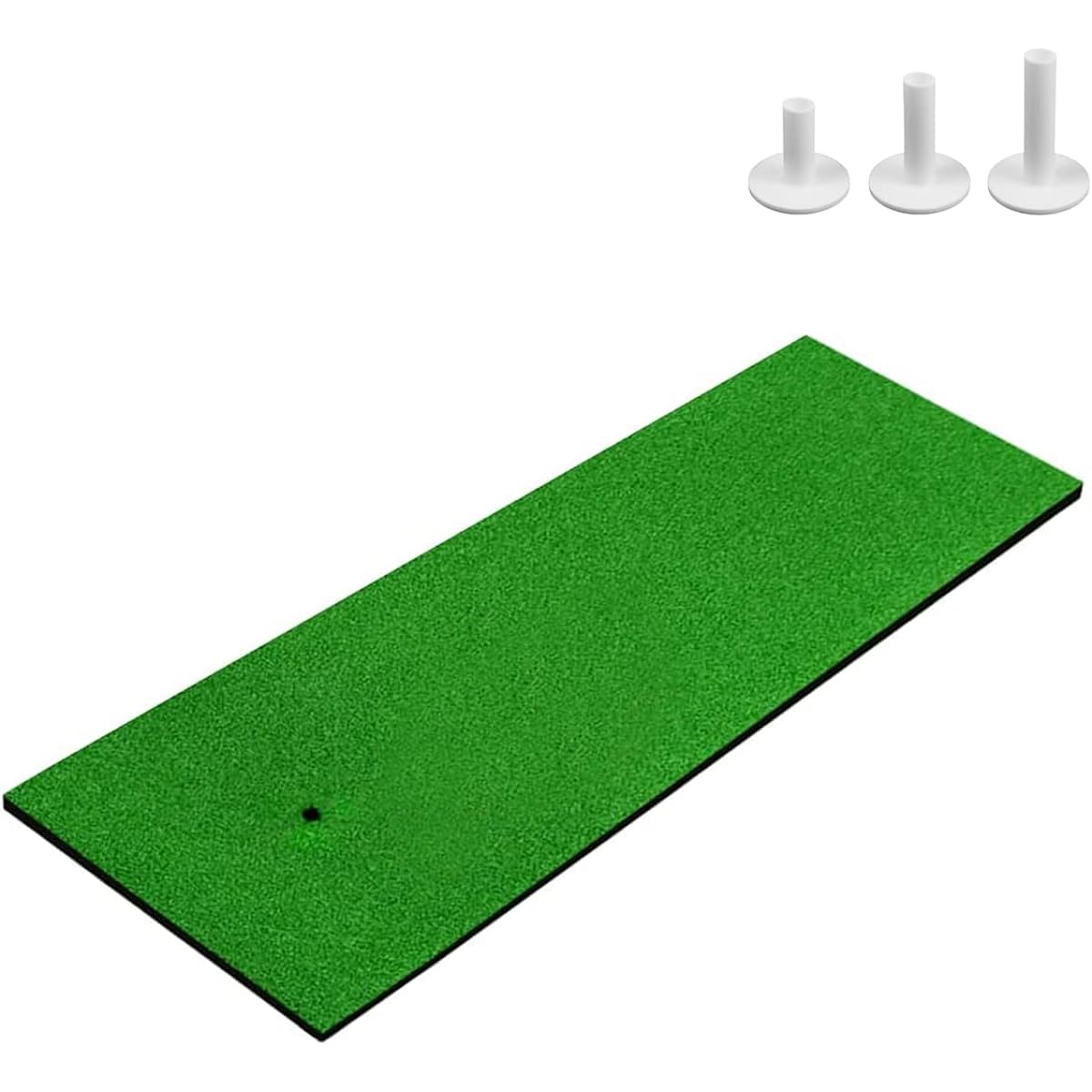Scott Edward Golf Putt Tee Grass, Rough Grass, Fairway Grass Various Versions Portable Golf Pat Indoor/Outdoor Practice Putt, Equipped with 3 Rubber Tricks
