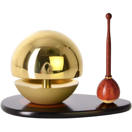 Buddhist altar fittings set Orin Rin Tamayurarin 1.8 size (Rin stand Ash x Ring stick maple) Mini set Gold Ring stick Stylish Small Mini size Cute Compact Accessory stand Gold Super mini Orin set Tamayurarin 1.8 size Rin stand Ash x Ring stick maple