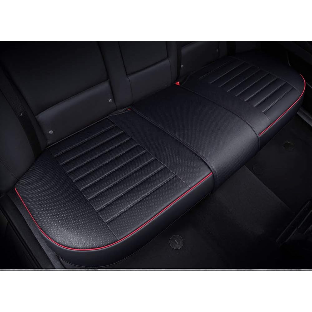 HONCENMAX Car Seat Cover Set Cover Cushion Seat Cushion Seat Car Supplies Car Seat PU Leather - 3D Structure with Pocket Anti-Slip General Purpose - 2 pieces for front seat + 1 piece for back seat