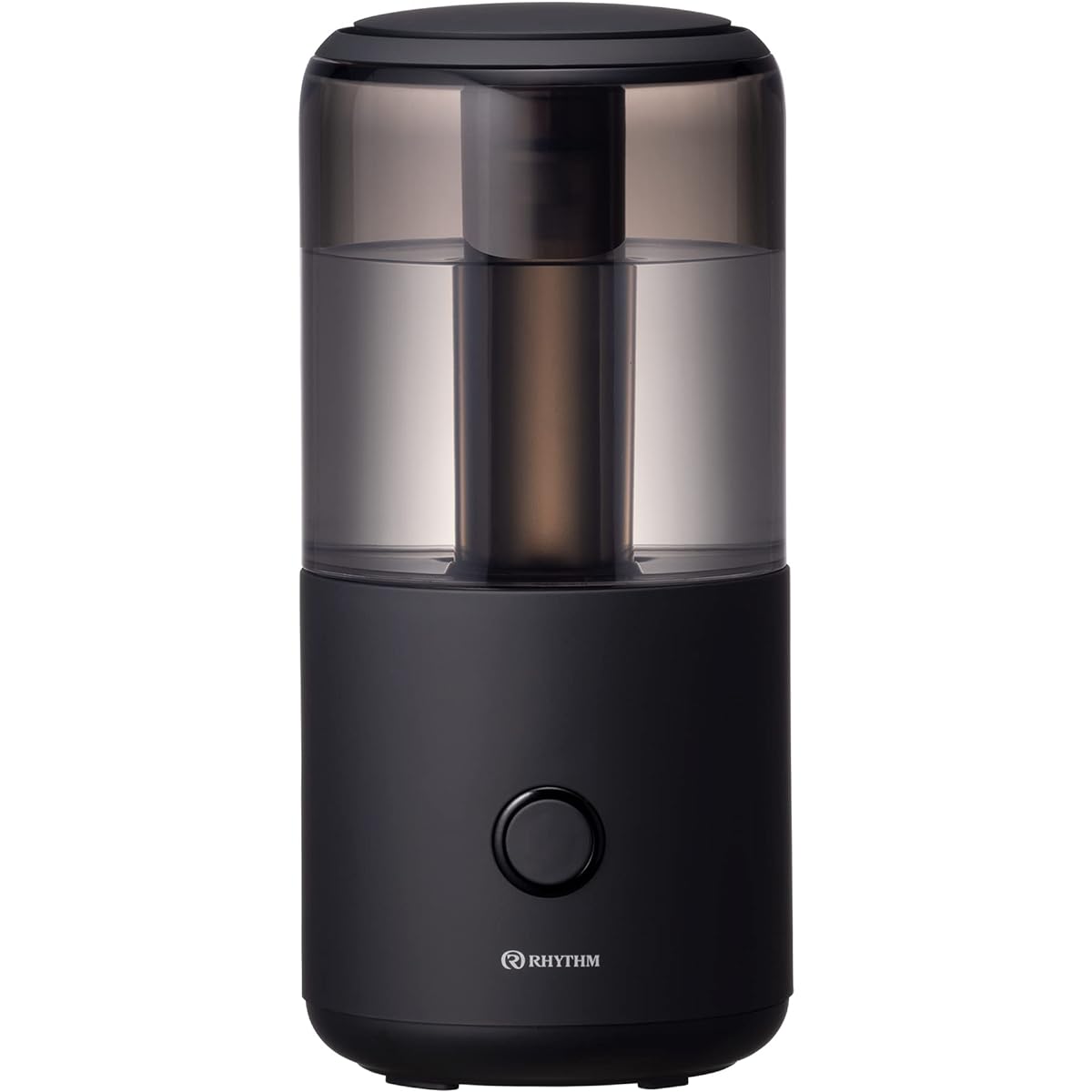 RHYTHM Humidifier Tabletop Small Ultrasonic Type [Domestic Manufacturer] Antibacterial Aroma (Includes 3 Oil Pads for Essential Oils) AC Powered Black 19.7x9x9cm "MIST Mini" 9YY020RH02