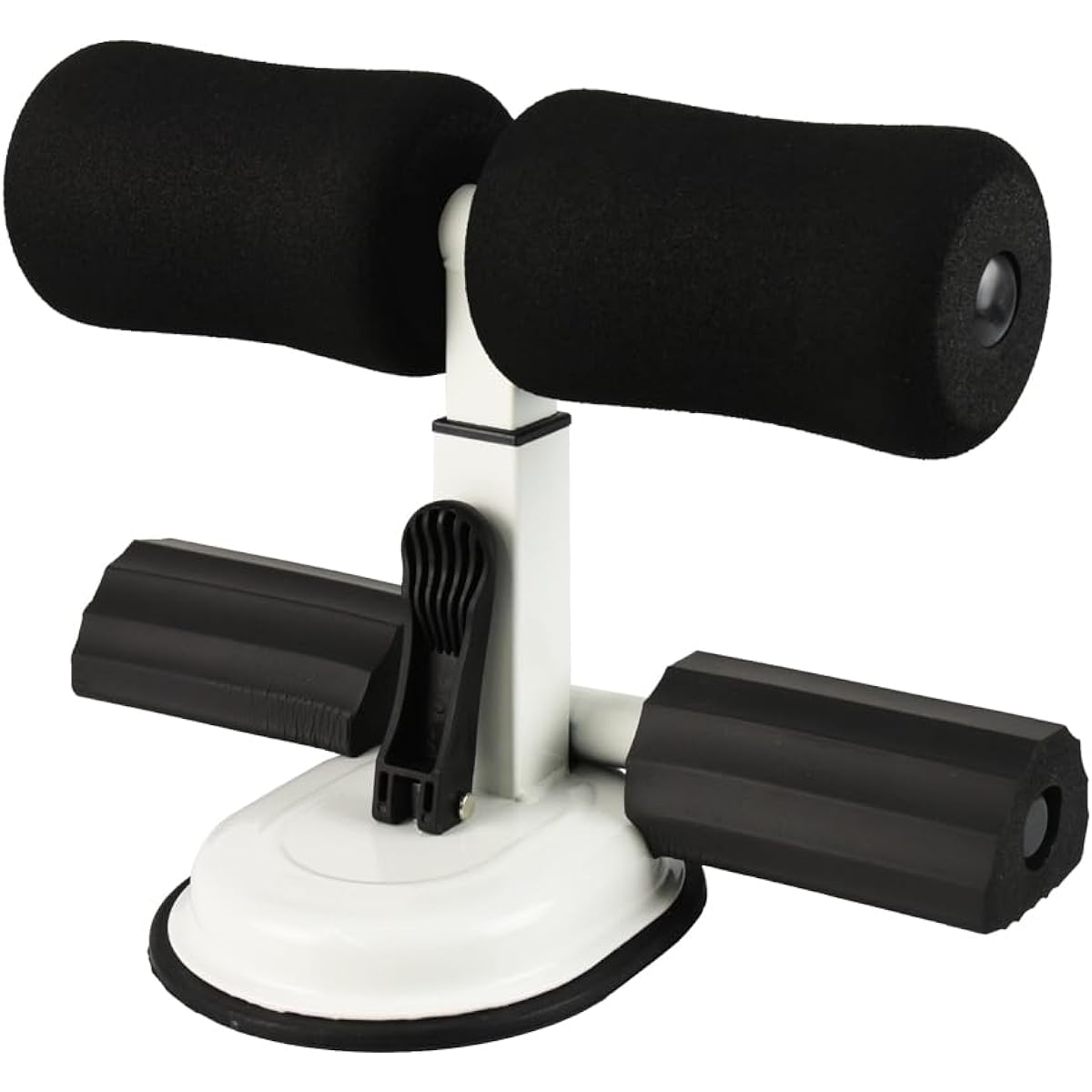 Abdominal machine strength training exercise fitness suction cup type height adjustment foot fixed