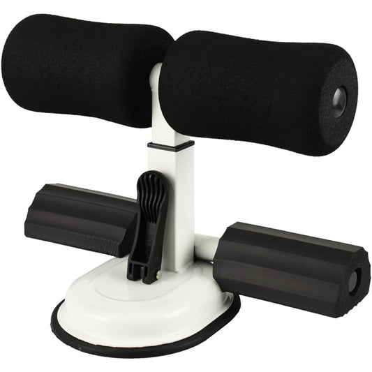 Abdominal machine strength training exercise fitness suction cup type height adjustment foot fixed