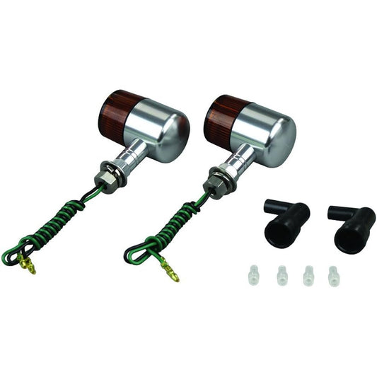 POSH Motorcycle Supplies Aluminum Machined Turn Signal 71 Type 091091-S3