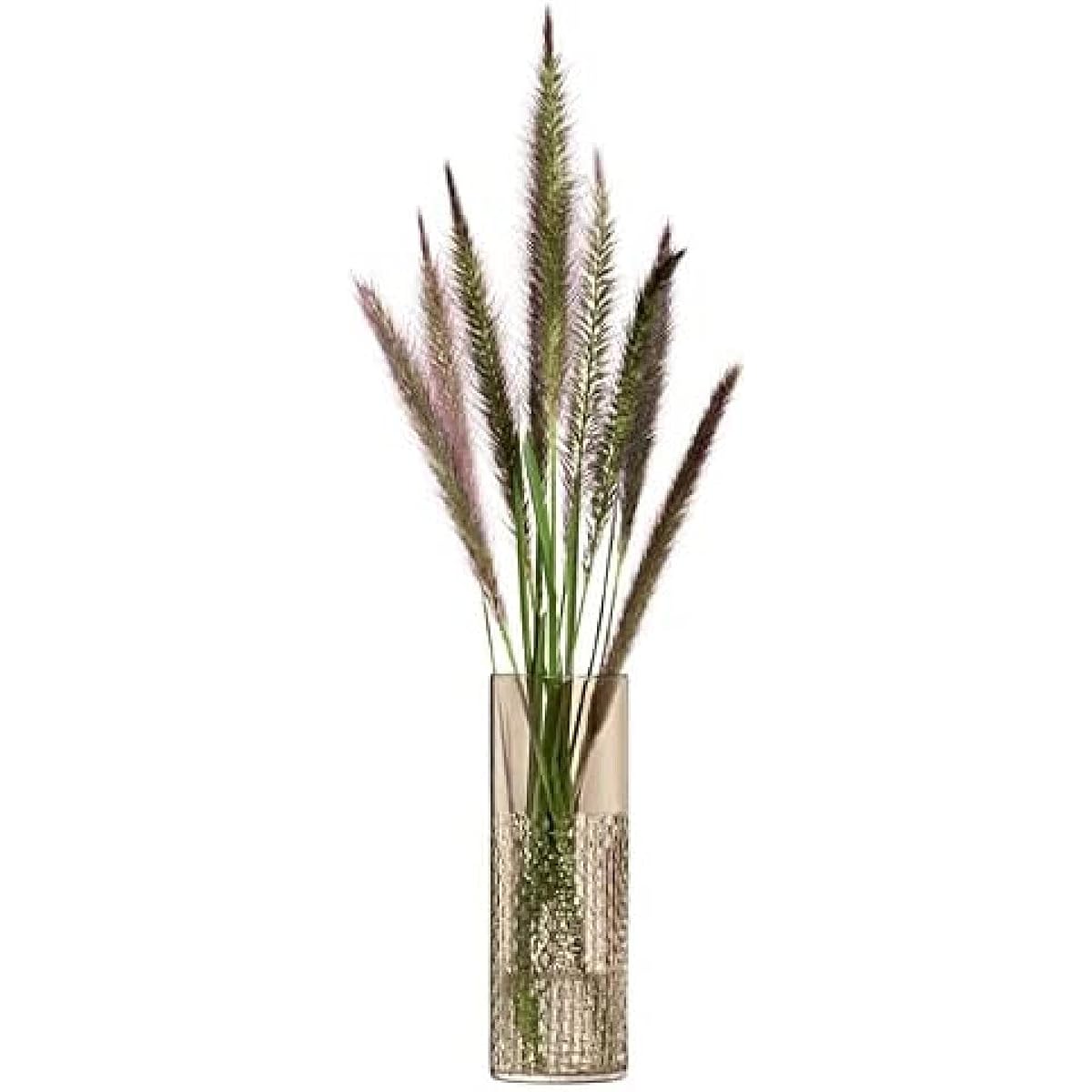 LSA WICKER VASE H20 TAUPE Brown W7xD7xH20cm