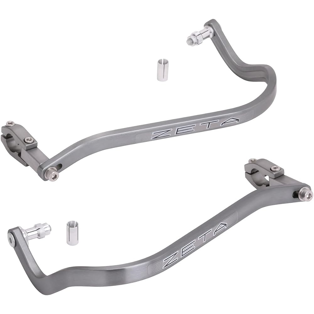 ZETA Hand Guard Titanium Color Standard Diameter Bar (22.2mm) Armor Bend Bike Motorcycle ZE72-0003