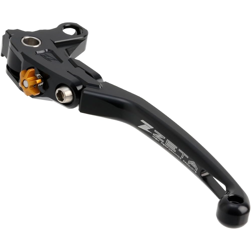 ZETA RACING Pilot Lever Clutch Black Hayabusa, Bandit, GSX1400, GS1200SS, V-Strom 1050DE...etc. Foldable High Strength Aluminum Alloy Lever Position Adjustment (Approx. 20 Levels) Automatic Lever Return System Dirtfreak ZS61-2425