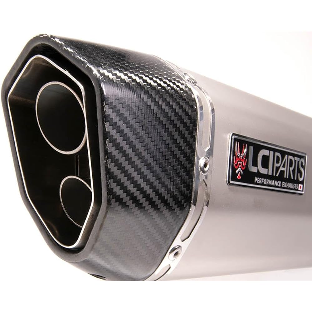 C650GT 2016-2022 LCIPARTS Twin End Stainless Slip-On Muffler