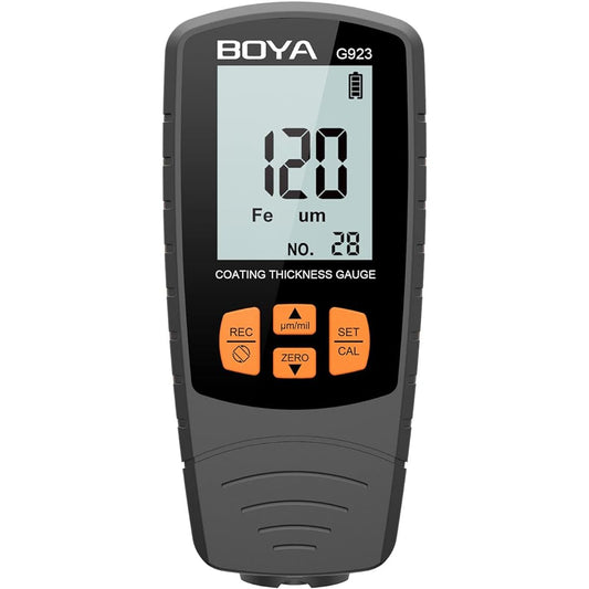 BOYA Film Thickness Meter Paint Film Meter Automotive Paint Film Thickness Measuring Instrument Base Automatic Substrate Discrimination Japanese Instruction Manual G923