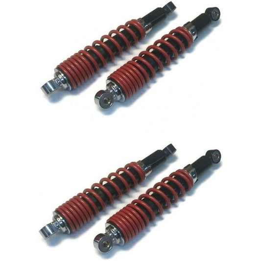 (4) Length 12 inch 10mm ID Adjustable Shock Go -Cart Cart Gokart Mini Bike