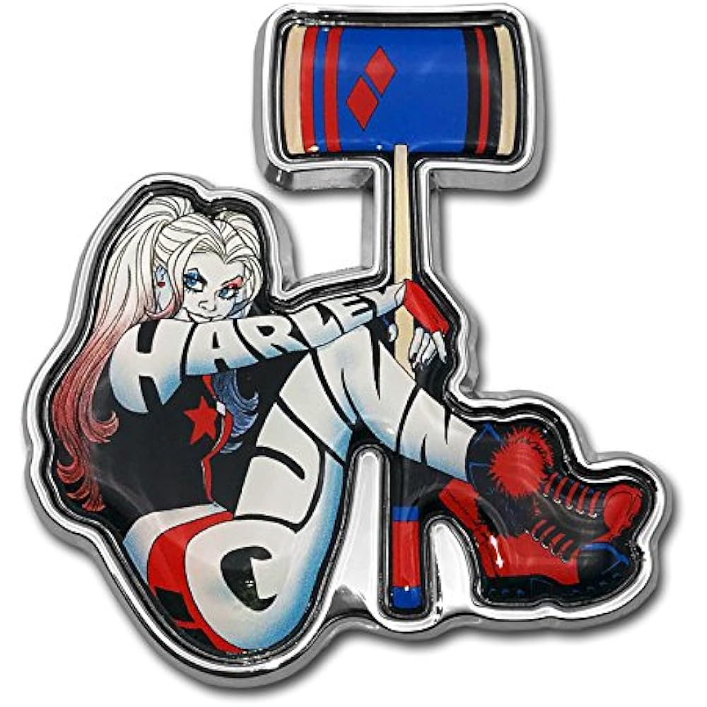 Elektroplate Harley Quinbatman Chrome Auto Emblem