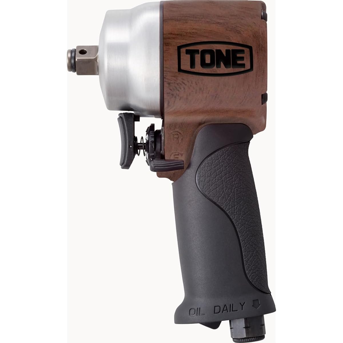 TONE Air Impact Wrench (Short Type/Walnut) AI4201WN Drive Angle 12.7mm (1/2") 700N・m
